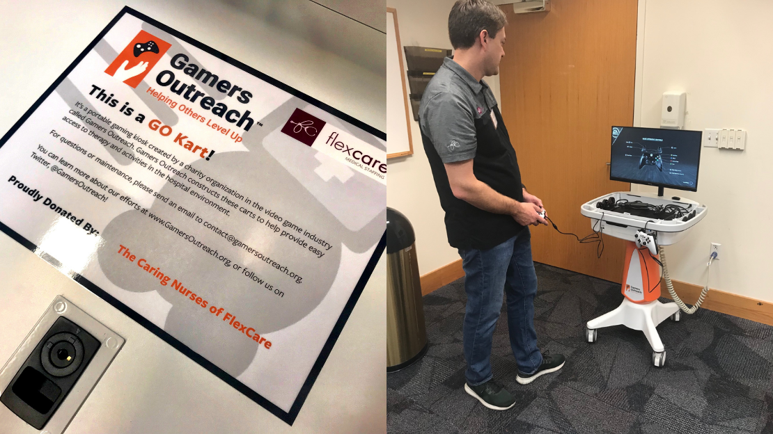 Donates Game Stations to local Shriners Hospital FlexCare Travel